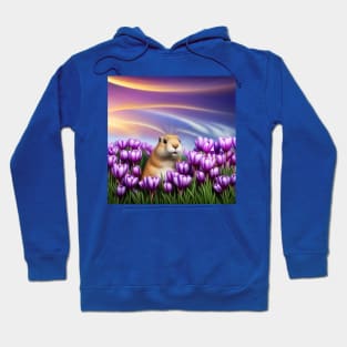 Gopher in Crocuses Hoodie